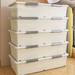 Under-Bed Capacity For Clothes And Quilts Extra Large Organizer Car Storage Box With Wheels Waterproof_maomaolike.com