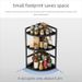 Kitchen Storage Countertop Triangle Corner Spice Organizer Multi-Functional Seasoning Rack_maomaolike.com