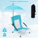 Beach Umbrella Chair For Adults With Adjustable Parasol UPF50+ Sun Tear-proof 600D Oxford Fabric 360° Adjustable Tilt_maomaolike.com