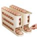 Rolling Egg Storage Box, Kitchen Multi-layer Slanted Automatic Egg Roller, Refrigerator Side Door Egg Tray, Food Storage Box_maomaolike.com