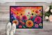 Dahlias In Color Doormat Front Door Mat Indoor Outdoor Rugs For Entryway, Non Slip Washable Low Pile, 24H X 36W_maomaolike.com