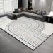 Living Room Rug Large Size Gorgeous Gold Frame Design Bedroom Rug Plush Thickened Machine Washable Thickened Underlay Interior Decorative Rug_maomaolike.com