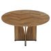 (old Sku: S05790297) Round Dining Table, Farmhouse Kitchen Table For 4 People_maomaolike.com