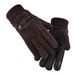 Baishi Tiancheng Men's Pigskin Gloves Touch Screen Winter Outdoor Cycling Plus Velvet Thickened Warm Motorcycle Gloves Women_maomaolike.com
