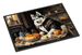 Siberian Husky Fall Kitchen Pumpkins Doormat Front Door Mat Indoor Outdoor Rugs For Entryway, Non Slip Washable Low Pile, 24H X 36W_maomaolike.com