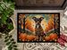 Miniature Pinscher Fall Doormat Front Door Mat Indoor Outdoor Rugs For Entryway, Non Slip Washable Low Pile, 24H X 36W_maomaolike.com