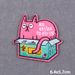 Tarot Cards Iron On Patches Thermoadhesive Patch For Clothes Cute Animal Bottle Cats Embroidery Patches For Jeans Decoration_maomaolike.com