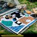 Camping Blanket Moisture Proof Picnic Mat Jacquard Tapestry Ins Style Sofa Towel Line Blanket Multifunctional Sofa Blanket_maomaolike.com