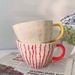 Irregular Ceramic Mug High Value Coffee Cup Breakfast Oatmeal Cup Milk Cup_maomaolike.com