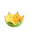 Watermelon Fruit Plate Creative Ceramic Fruit Fork Set Large Capacity Living Room Tea Table Fruit Bowl Plate Cute Small Ornament_maomaolike.com