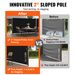 VEVOR Retractable Side Awning 236" X 63",Double Retractable Patio Screen Waterproof, Retractable Room Divider Black For Privacy, Garden, Outdoor, Patio And Terrace_maomaolike.com