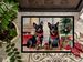 Lancashire Heeler Cozy Christmas Doormat Front Door Mat Indoor Outdoor Rugs For Entryway, Non Slip Washable Low Pile, 24H X 36W_maomaolike.com