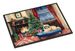 Pekingese Cozy Christmas Doormat Front Door Mat Indoor Outdoor Rugs For Entryway, Non Slip Washable Low Pile, 24H X 36W_maomaolike.com