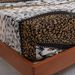 Wild Animal Print 3D Fitted Sheet Set - Leopard Tiger Pattern Polyester Stretchable Bed Cover With Pillowcases_maomaolike.com