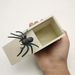 1Pc Handmade Wooden Prank Box With Hidden Compartments & Surprise Fake Spiders - Dual-Purpose Tabletop Storage Organizer_maomaolike.com