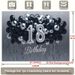 18th Birthday Party Banner - 2D Flat Polyester Backdrop, Wall Hanging Photo Props, Party Decor_maomaolike.com