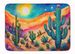 Cactus In Color Memory Foam Kitchen Mat Machine Washable Anti-Fatigue Mat Cushion Comfort Bath Mat Or Kitchen Rug_maomaolike.com