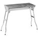 Portable Charcoal Grill, Stainless Steel Folding Outdoor BBQ Grill For Backyard Cooking, Camping, Picnic, Party, Tailgating And Travel With Pan, Grill Rack, Shelves, Hooks_maomaolike.com