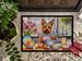 Decorating Easter Australian Terrier Doormat Front Door Mat Indoor Outdoor Rugs For Entryway, Non Slip Washable Low Pile, 24H X 36W_maomaolike.com