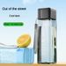 500ml 1 Pcs Clear Square Drinking Glass In Mate Plastic Portable Bottle With Milk Cable For Outdoor Sports Water Bottle_maomaolike.com
