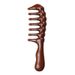 Thickened Large Wide-Tooth Massage Comb With Wooden Handle, For Ladies Long Curly & Straight Hair Household Use
_maomaolike.com
