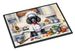 Black Poodle The Chef Doormat Front Door Mat Indoor Outdoor Rugs For Entryway, Non Slip Washable Low Pile, 24H X 36W_maomaolike.com