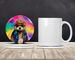 Hippie Animal Otter Large Sandstone Coasters Pack Of 4 Absorbent Round Coasters Decor Gifts For Men Or Women, 4 In, Multicolor_maomaolike.com