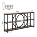 Console Table, Narrow Sofa Table With 3 Tier Storage Shelves_maomaolike.com