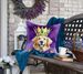 Golden Retriever King Of Mardi Gras Throw Pillow Machine Washable, Indoor Outdoor Decorative Pillow For Couch, Bed Or Patio, 18Hx18W_maomaolike.com