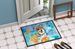 Alaskan Malamute Hippie Dawg Doormat Front Door Mat Indoor Outdoor Rugs For Entryway, Non Slip Washable Low Pile, 24H X 36W_maomaolike.com