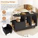 Mobile End Table With Lockable Wheels, Cream Style Side Table With Storage Drawer, 11.8inch Narrow Nightstand With Multi-layer Storage, Living Room_maomaolike.com