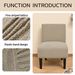 summer Cross-border Jacquard T-pattern Striped Plaid Stool Cover, Solid Color Elastic Universal Chair Cover With Integrated Backre_maomaolike.com