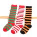 Unisex Christmas striped socks children's costume props costume costume Girls over the knee stockings stockings children's socks_maomaolike.com