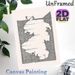Human & Animal Canyon Scene Painting Poster, Minimalist Black-and-white Line Art Poster, Thought-provoking Symbolic Design, Ideal For Living Room_maomaolike.com