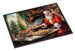 Cookies With Santa Claus Doormat Front Door Mat Indoor Outdoor Rugs For Entryway, Non Slip Washable Low Pile, 24H X 36W_maomaolike.com