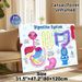 Digestive System Educational Painting Poster, Vibrant Cartoon-style Human Digestive System Illustration Poster, Informative Learning Tool With Clear_maomaolike.com