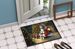 Fox Terrier And Santa Claus Doormat Front Door Mat Indoor Outdoor Rugs For Entryway, Non Slip Washable Low Pile, 24H X 36W_maomaolike.com