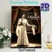 Oum Koulsoum Themed Painting Poster, Vintage Sepia-toned Stage Performance Poster, Captivating Iconic Vocal Artist Decor Idea For Home, Music Studio_maomaolike.com
