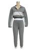 Women's Clothing Long Sleeve Fashion Casual Suit Color Matching Style _maomaolike.com
