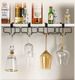 Wine Glass Rack, Upside-down Hanging Wine Glass, No Drilling Required, Suitable For Home Use, Living Room Wine Cabinet Storage._maomaolike.com