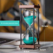 Simple Modern Geometric Glass Hourglass Ornament Creative Anti-Fall Children's Half-Hour 60-Minute Timer_maomaolike.com