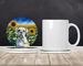 Boxer In Sunflowers Large Sandstone Coasters Pack Of 4 Absorbent Round Coasters Decor Gifts For Men Or Women, 4 In, Multicolor_maomaolike.com
