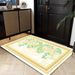 Living Room Rug Large Size Gorgeous Gold Frame Design Bedroom Rug Plush Thickened Machine Washable Thickened Underlay Interior Decorative Rug_maomaolike.com