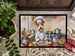 Fox Terrier The Chef Doormat Front Door Mat Indoor Outdoor Rugs For Entryway, Non Slip Washable Low Pile, 24H X 36W_maomaolike.com