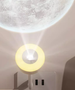 Light Atmosphere Bedroom Bedside Sleep Star Projection Night Plug-in Model Voice Remote Control Timer Moon Lamp_maomaolike.com