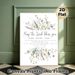 Bible Verse & Wildflower Themed Painting Poster, Soft Watercolor Floral Poster, Serene Religious Scripture Decor Suitable For Home, Living Room And_maomaolike.com