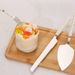 4pcs/5pcs Ceramic Pearl Wedding Cake Knife And Server Set With Forks, Cake Cutting Set,Dinnerware Set Tableware Set Flatware Set_maomaolike.com