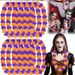 Pack Of 24 Halloween Party Item Flower Chains Halloween Themed Garlands Orange Purple Black Trick Or Treat Holiday Decoration Chain Accessories For Halloween Home Decoration Birthday Party Supplies_maomaolike.com