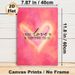 Love Themed Inspirational Quote Painting Poster, Soft Watercolor Pink Heart Poster, Warm "Choose Love" Message To Spread Gentle Vibe, Ideal For_maomaolike.com