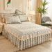 Pure Single Skirt Full Cotton Three-Piece Lace Sheet Non-Slip Bed Cover Four-Piece Set Simple Princess Style_maomaolike.com